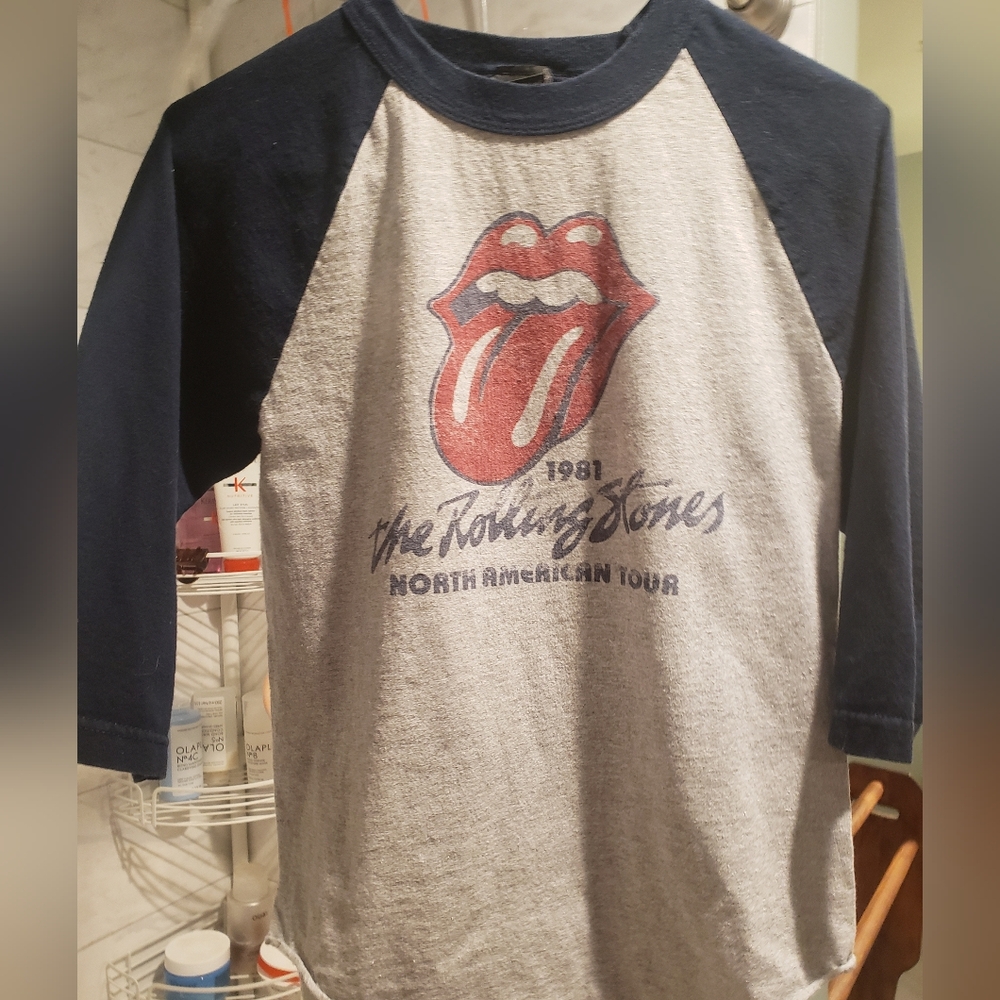 Vintage 1981 Rolling Stones Tour Shirt Small/XS